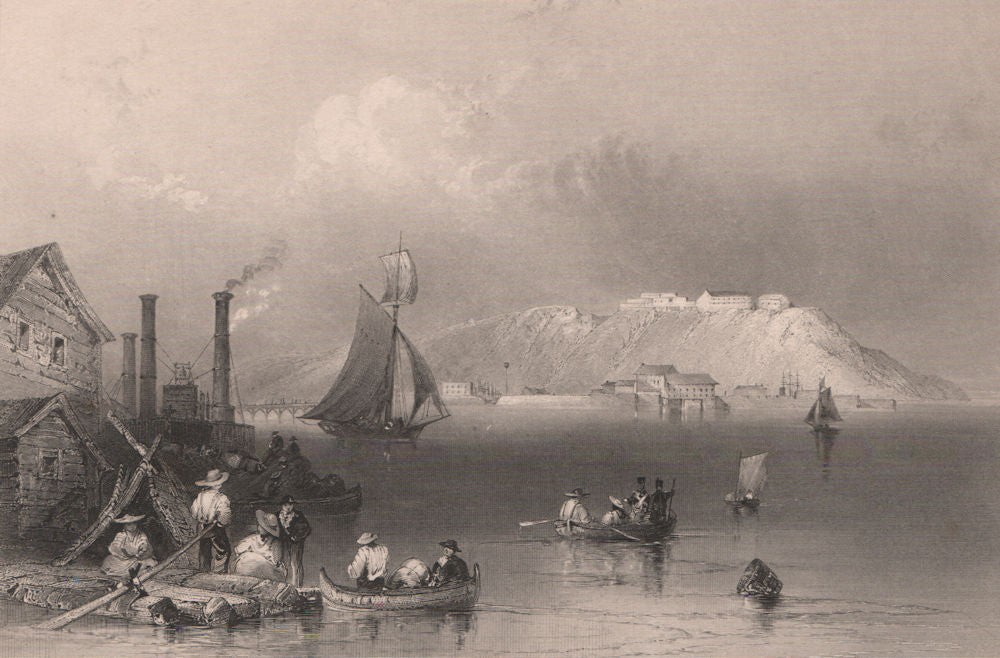 CANADA. Fort Henry, Kingston, Ontario. 'Citadel of Kingston'. BARTLETT 1842